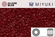 MIYUKI Round Rocailles Seed Beads (RR11-0141D) 11/0 Small - Transparent Dark Cranberry
