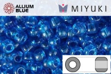 MIYUKI Round Rocailles Seed Beads (RR11-0148D) 11/0 Small - Transparent Ocean Blue