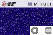 MIYUKI Round Rocailles Seed Beads (RR11-0151) 11/0 Small - Transparent Cobalt