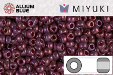 MIYUKI Round Rocailles Seed Beads (RR11-0313) 11/0 Small - Cranberry Gold Luster