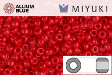 MIYUKI Round Seed Beads (RR11-0408) - Opaque Red