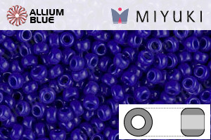 MIYUKI Round Seed Beads (RR11-0414) - Opaque Cobalt