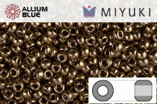 MIYUKI Round Seed Beads (RR11-0457) - Metallic Dark Bronze