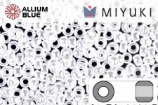 MIYUKI Round Seed Beads (RR11-0528) - Ceylon White