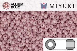 MIYUKI Round Rocailles Seed Beads (RR11-0599) 11/0 Small - Opaque Antique Rose Luster