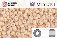MIYUKI Round Seed Beads (RR11-2022) - Matte Opaque Antique Beige
