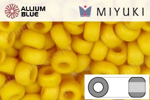 MIYUKI Round Rocailles Seed Beads (RR11-2311) 11/0 Small - Opaque Matte Dandalion