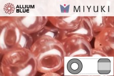MIYUKI Round Rocailles Seed Beads (RR11-3507) 11/0 Small - Transparent Salmon Luster