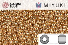 MIYUKI Delica® Seed Beads (DB1153) 11/0 Round - Galvanized SF Mead
