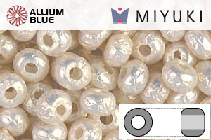 MIYUKI Round Rocailles Seed Beads (RR6-3951) 6/0 Extra Large - Baroque Pearl White