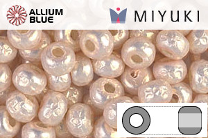 MIYUKI Round Rocailles Seed Beads (RR6-3954) 6/0 Extra Large - Baroque Pearl Blush Pink