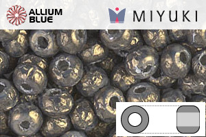 MIYUKI Round Rocailles Seed Beads (RR6-3957) 6/0 Extra Large - Baroque Pearl Dark