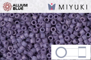 MIYUKI Delica® Seed Beads (DB2293) 11/0 Round - Matte Opaque Glazed Lupine