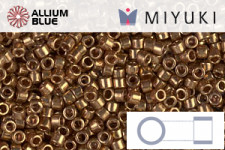 MIYUKI Delica® Seed Beads (DBM0166) 10/0 Round Medium - Opaque Turquoise Green AB