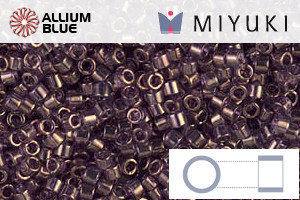 MIYUKI Delica® Seed Beads (DB0117) 11/0 Round - Violet Gold Luster
