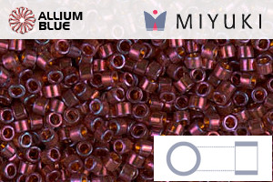 MIYUKI Delica® Seed Beads (DB0120) 11/0 Round - Irish Rose Luster