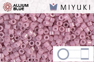 MIYUKI Delica® Seed Beads (DB0210) 11/0 Round - Opaque Antique Rose Luster
