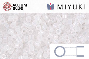 MIYUKI Delica® Seed Beads (DB0220) 11/0 Round - White Opal