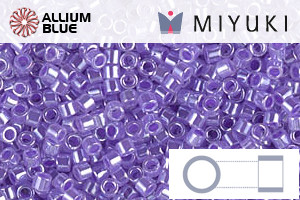 MIYUKI Delica® Seed Beads (DB0249) 11/0 Round - Purple Ceylon
