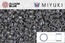 MIYUKI Delica® Seed Beads (DB0653) 11/0 Round - Dyed Opaque Pumpkin