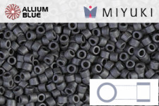 MIYUKI Delica® Seed Beads (DB0306) 11/0 Round - Matte Metallic Slate