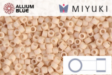 MIYUKI Delica® Seed Beads (DB0353) 11/0 Round - Matte Opaque Antique Beige