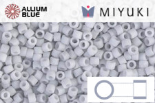 MIYUKI Delica® Seed Beads (DB0357) 11/0 Round - Matte Opaque Pale Blue Gray