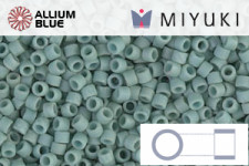 MIYUKI Delica® Seed Beads (DB0374) 11/0 Round - Matte Opaque Sea Foam Luster