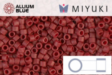 MIYUKI Delica® Seed Beads (DB0378) 11/0 Round - Matte Metallic Brick Red