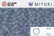 MIYUKI Delica® Seed Beads (DB0381) 11/0 Round - Matte Transparent Shadow Gray