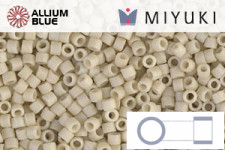 MIYUKI Delica® Seed Beads (DB0388) 11/0 Round - Matte Opaque Bone