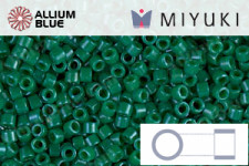 MIYUKI Delica® Seed Beads (DB0656) 11/0 Round - Dyed Opaque Green