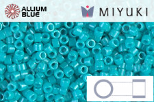 MIYUKI Delica® Seed Beads (DB0658) 11/0 Round - Dyed Opaque Turquoise Green
