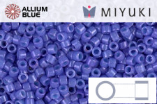 MIYUKI Delica® Seed Beads (DB0661) 11/0 Round - Dyed Opaque Bright Purple
