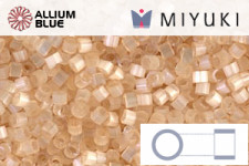 MIYUKI Delica® Seed Beads (DB0674) 11/0 Round - Light Topaz Silk Satin
