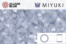 MIYUKI Delica® Seed Beads (DB0677) 11/0 Round - Light Gray Silk Satin