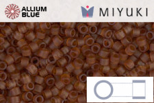 MIYUKI Delica® Seed Beads (DB0281) 11/0 Round - Fuchsia Lined Crystal Luster