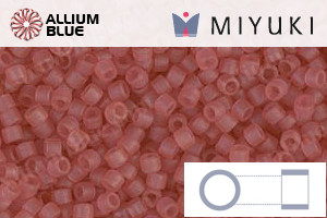 MIYUKI Delica® Seed Beads (DB0778) 11/0 Round - Dyed Semi-matte Transparent Dark Rose