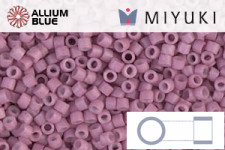MIYUKI Delica® Seed Beads (DB1522) 11/0 Round - Matte Opaque Light Peach AB