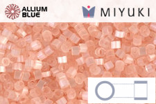 MIYUKI Delica® Seed Beads (DB0824) 11/0 Round - Light Peach Silk Satin