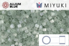 MIYUKI Delica® Seed Beads (DB0829) 11/0 Round - Pale Moss Green Silk Satin