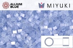 MIYUKI Delica® Seed Beads (DB0831) 11/0 Round - Light Periwinkle Silk Satin