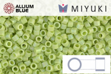 MIYUKI Delica® Seed Beads (DB0876) 11/0 Round - Matte Opaque Chartreuse AB