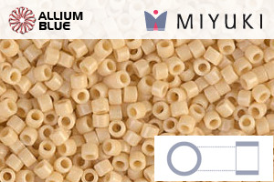 MIYUKI Delica® Seed Beads (DB1131) 11/0 Round - Opaque Pear