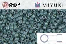 MIYUKI Delica® Seed Beads (DB1172) 11/0 Round - Galvanized Matte Dark Aqua