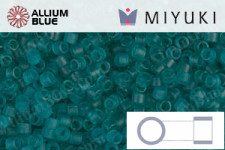 MIYUKI Delica® Seed Beads (DB0863) 11/0 Round - Matte Transparent Gray AB