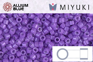 MIYUKI Delica® Seed Beads (DB1379) 11/0 Round - Dyed Opaque Red Violet