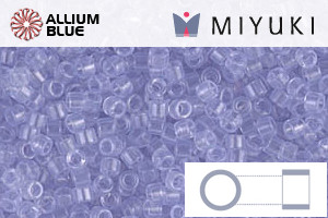 MIYUKI Delica® Seed Beads (DB1407) 11/0 Round - Transparent Pale Amethyst