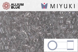 MIYUKI Delica® Seed Beads (DB1408) 11/0 Round - Transparent Pale Taupe