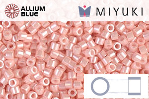 MIYUKI Delica® Seed Beads (DB1533) 11/0 Round - Opaque Light Salmon Ceylon